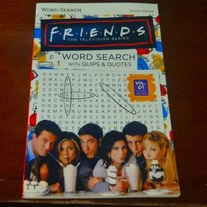 Friends word search with quips and quotes